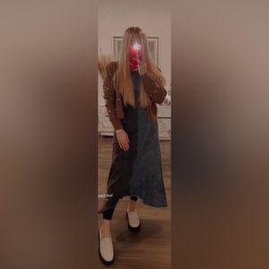 WASHLAB denim overalls dress - brand new with tags